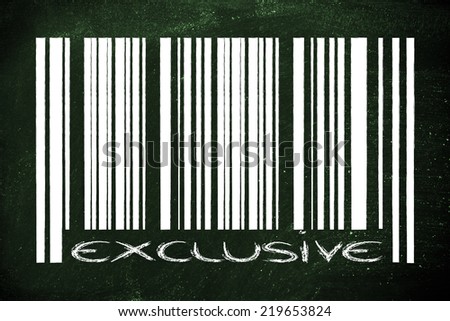 product  bar code design with exclusive marketing promotional offer