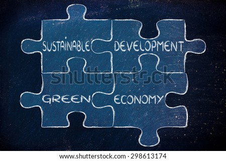 elements of ecology as pieces of puzzle: sustainable development and green economy