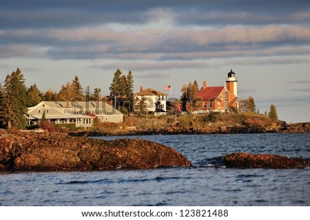 Eagle Harbor Lighthouse Sunrise Michigan\'s Upper Peninsula