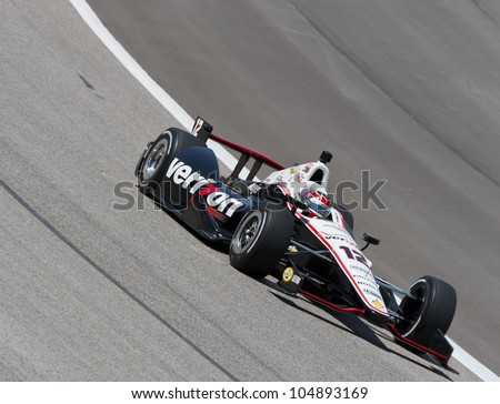 Ft WORTH, TX - JUN 08:  Will Power (12) prepares to qualify for the Firestone 550 race at the Texas Motor Speedway in Fort Worth, TX on June 08, 2012.