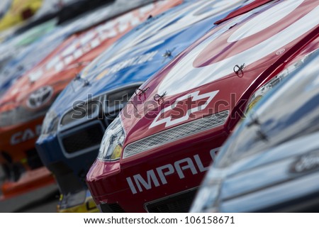 SONOMA, CA - JUN 24, 2012:  The NASCAR Sprint Cup Series take to the track for the Toyota Save Mart 350 at the Raceway at Sonoma in Sonoma, CA on June 24, 2012.