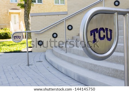 FT WORTH - MAR 15:  Texas Christian University (TCU) is a private, coeducational university located in Fort Worth, Texas, United States on March 11, 2013.