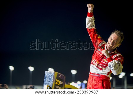 Homestead, FL - Nov 16, 2014:  Kevin Harvick (4) wins the NASCAR Sprint Cup Series Championship at Homestead-Miami Speedway in Homestead, FL.