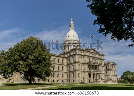 The Michigan State Capitol is the building that houses the legislative branch of the government of the U.S. state of Michigan.