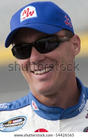 CONCORD, NC - MAY 28:  Kevin Harvick gets ready to practice for the Tech-Net Auto Service 300 race at the Charlotte Motor Speedway in Concord, NC on May 28, 2010