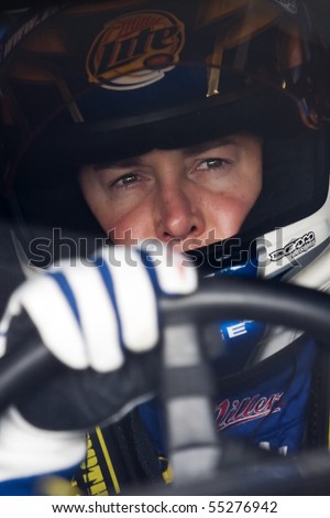 LONG POND, PA - JUNE 04: Kurt Busch waits to qualify for the Gillette Fusion ProGlide 500 race at the Pocono Raceway in Long Pond, PA on June 4th, 2010