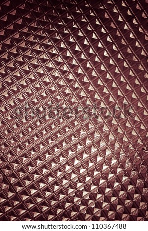 red Metal glass texture background closeup