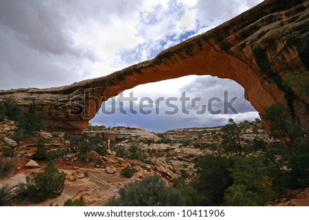 Owachomo Bridge in Natural Bridges National Monument, Utah