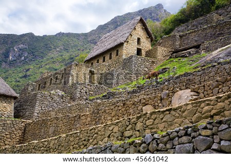 Gate house at Machu Picchu