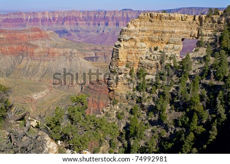 View of Angel\'s Window at the North Rim of the Grand Canyon