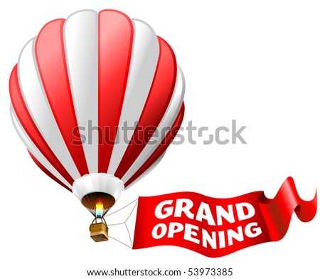 Hot Air Balloon Illustration. of hot air balloon with