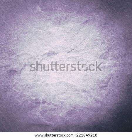 Grunge paper  with leather texture in purple with water color and lighting technique  for background