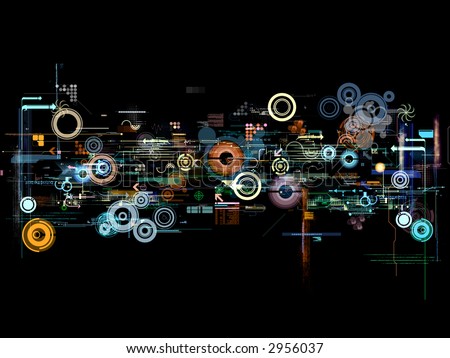 stock photo : abstract graphic montage design wallpaper background poster