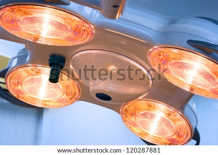 surgery lamp in operating-room
