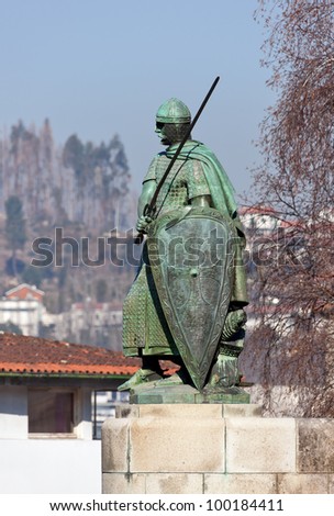 Don Alfonso Henrriques Statue - Guimaraes, Portugal