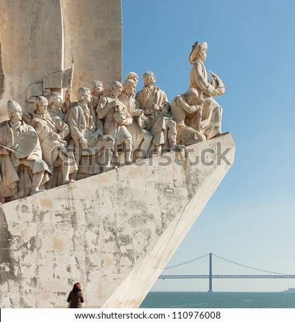 The Monument to the Discoveries in Lisbon ( Padrao dos Descobrimentos ) - Portugal