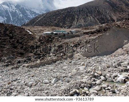 The Dhukla (Thukla) Yak Lodge (4620 m) - Mt. Everest region, Nepal