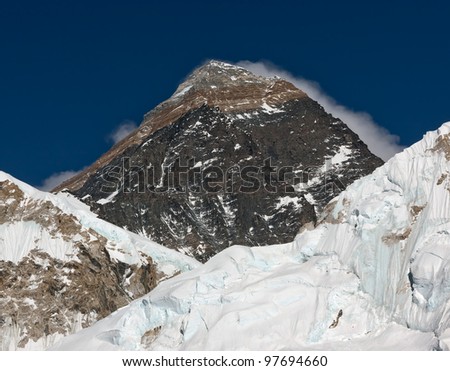 Portrait of the Mt. Everest - Nepal