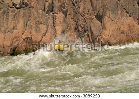 Going through Granite Rapids in Grand Canyon