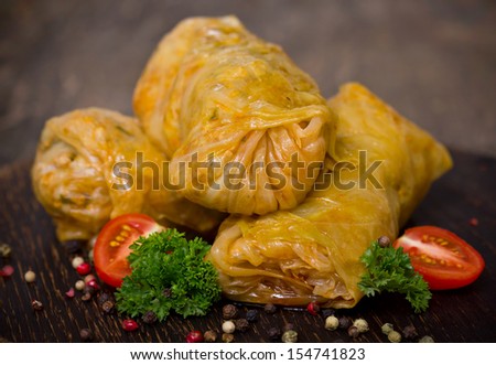 Stuffed cabbage rolls
