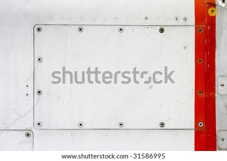 Empty gray metallic plate with copy space