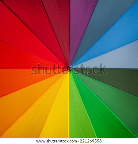Color spectrum in a square.