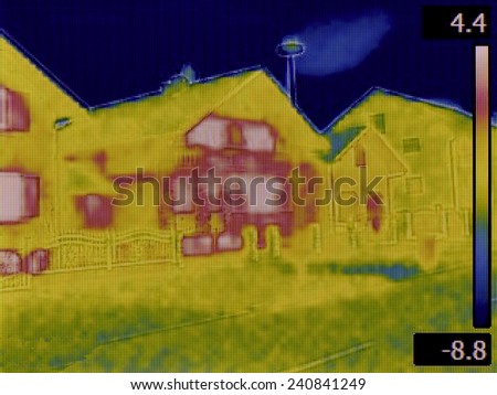 Thermal Image of a Heat Loss