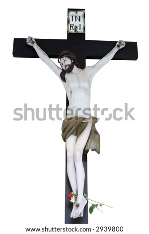 jesus christ cross. stock photo : Jesus Christ on