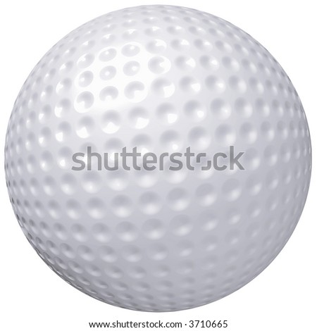 golf ball clip art. stock photo : 3D Golf Ball