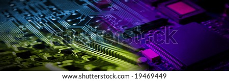Electronics Circuit Board - good for Banner and Website Design