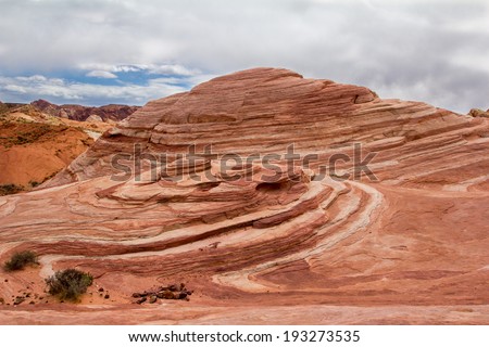 The Wave Rock at Valley of Fire State Park/ Fried Eggs On The Wave/ The wave Rock at the Valley of Fire State Park outside of Las Vegas, Nevada.