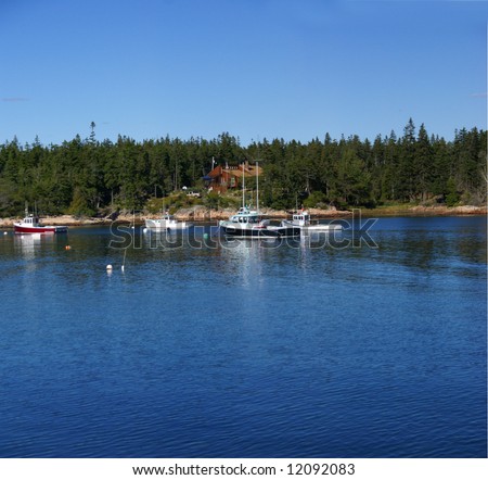 gouldsboro harbor maine boats fishing england search shutterstock