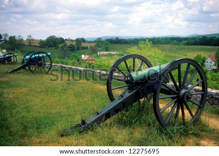 Napoleon artillery battery 		Antietam National Battlefield, American  Civil War,	Maryland