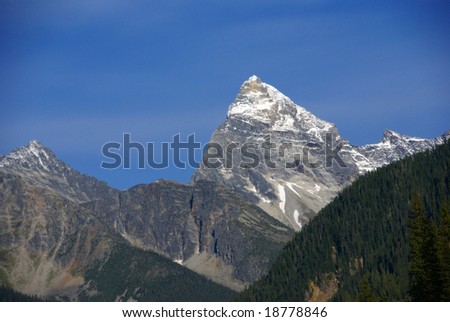 Mt Sir Donald, with blue sky,	Rogers Pass, Yoho National park, Canadian Rockies	Revelstoke	British Columbia, Canada