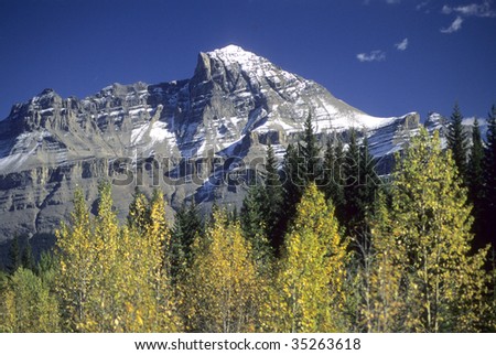 Canadian Rockies, fall colors		Banff	Alberta, Canada