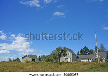 Classic New England House,  Tremont, Mount Desert Island, Acadia National park, Maine, New England