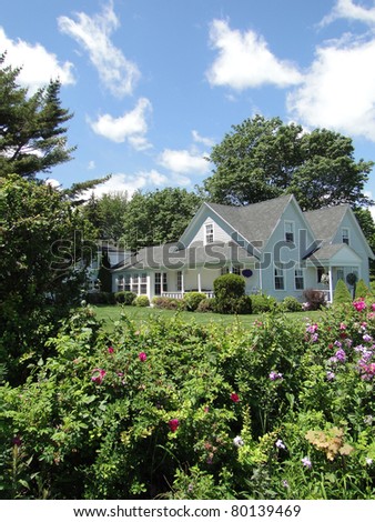 Classic New England House,Tremont,Mount Desert Island, Acadia National park, Maine, New England