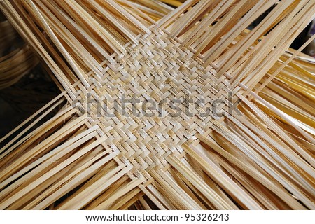 weaving bamboo
