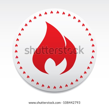 Symbol Of Fire.Vector - 108442793 : Shutterstock