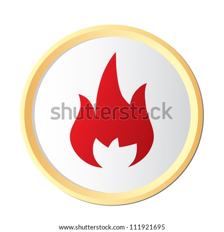 Symbol Of Fire.Vector - 111921695 : Shutterstock