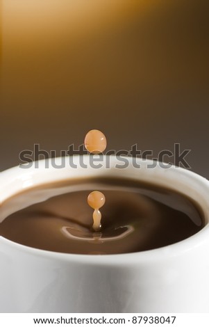 Drop of coffee