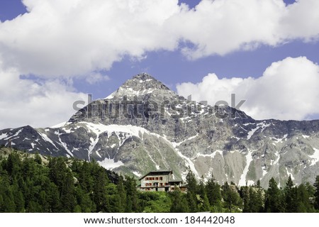 Italian Alps: the Pizzo Scalino (3323 mt.) a.k.a. the \