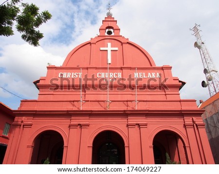 Malacca Christ Church in Malacca, Malaysia
