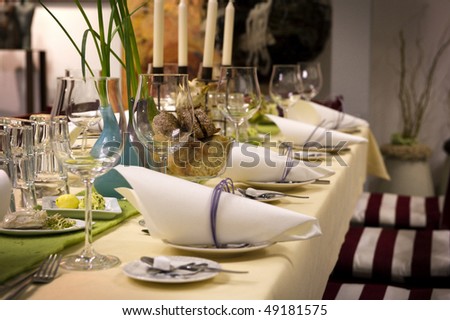Table Decoration on Table Decoration Stock Photo 49181575   Shutterstock