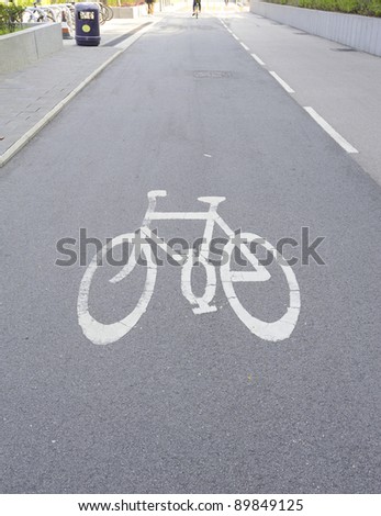 Bicycle Sign Road