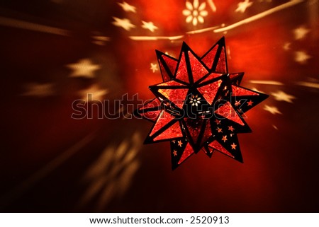 Star Light Lamp on Oriental Star Lamp With Light And Shadow Play Stock Photo 2520913