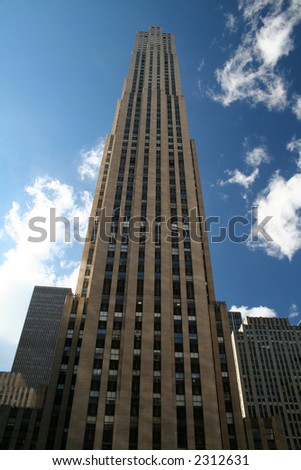 Rockefeller Center Plaza Manhattan New York City