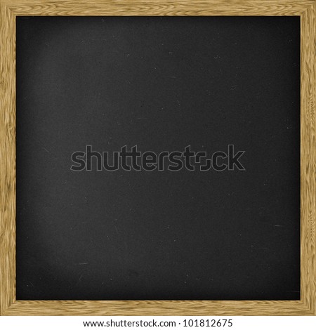 Plain Chalkboard blackboard, Square.