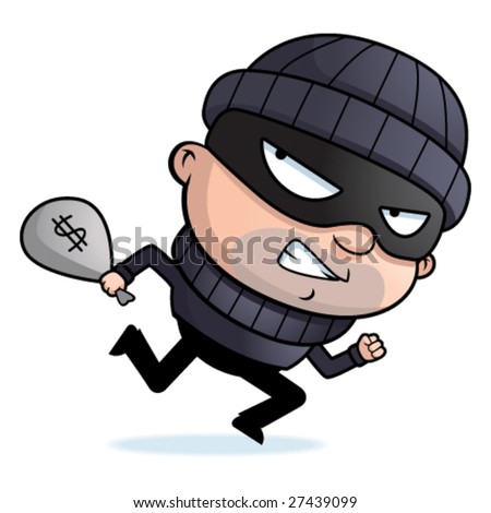 Burglar Stock Vector Illustration 27439099 : Shutterstock