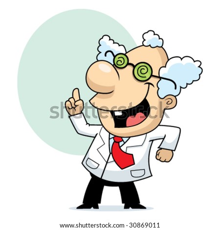 Mad Scientist Stock Vector Illustration 30869011 : Shutterstock